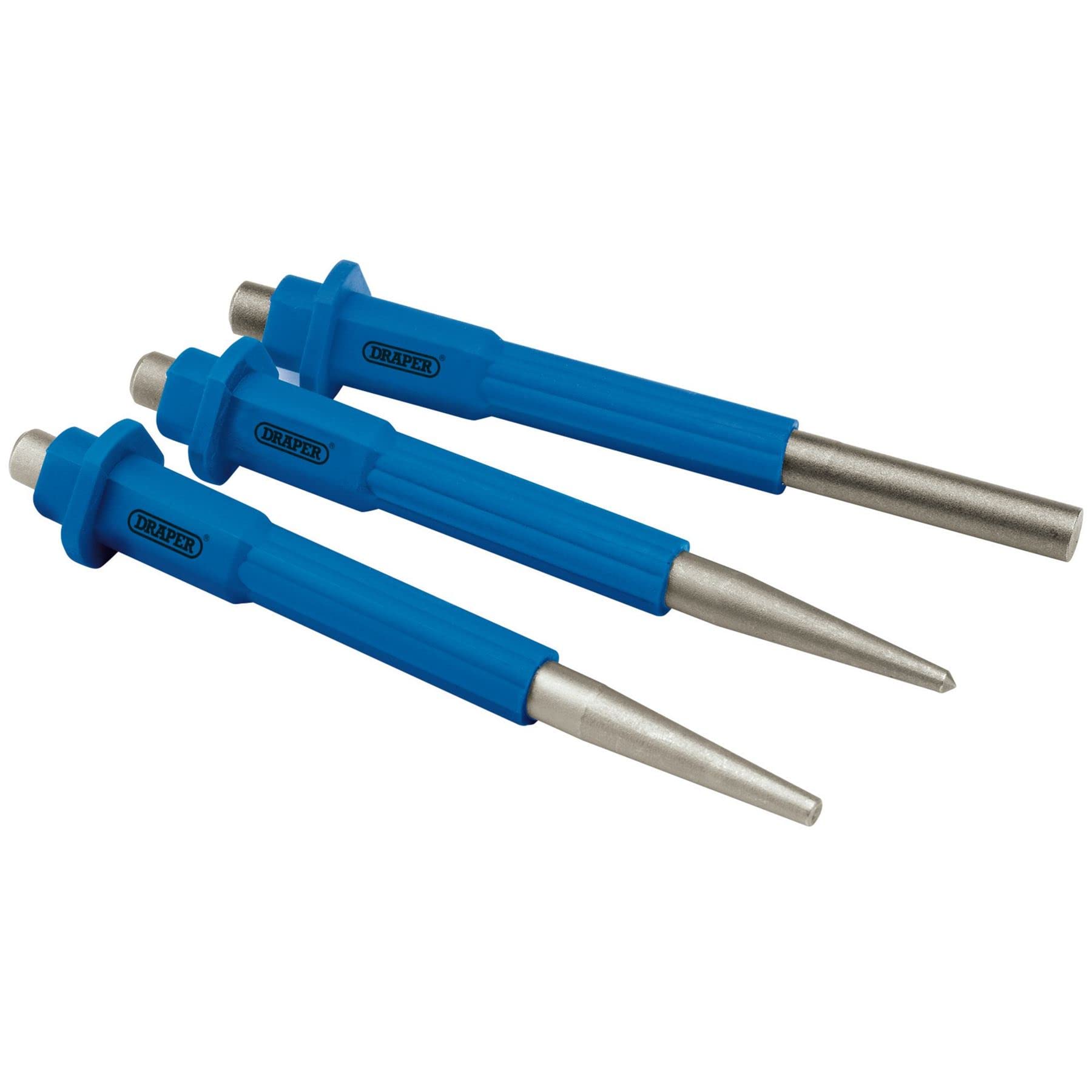 Draper 72041 3-Piece Nail, Pin and Centre Punch Set
