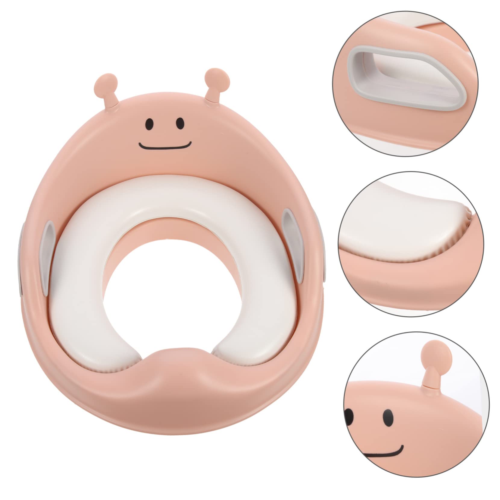 TOYANDONA Asiento Ergonómico Para Entrenamiento De Orinal Asas De Agarre Para Orinal En Casa Fácil Instalación Para Inodoros De Niños Pequeños.