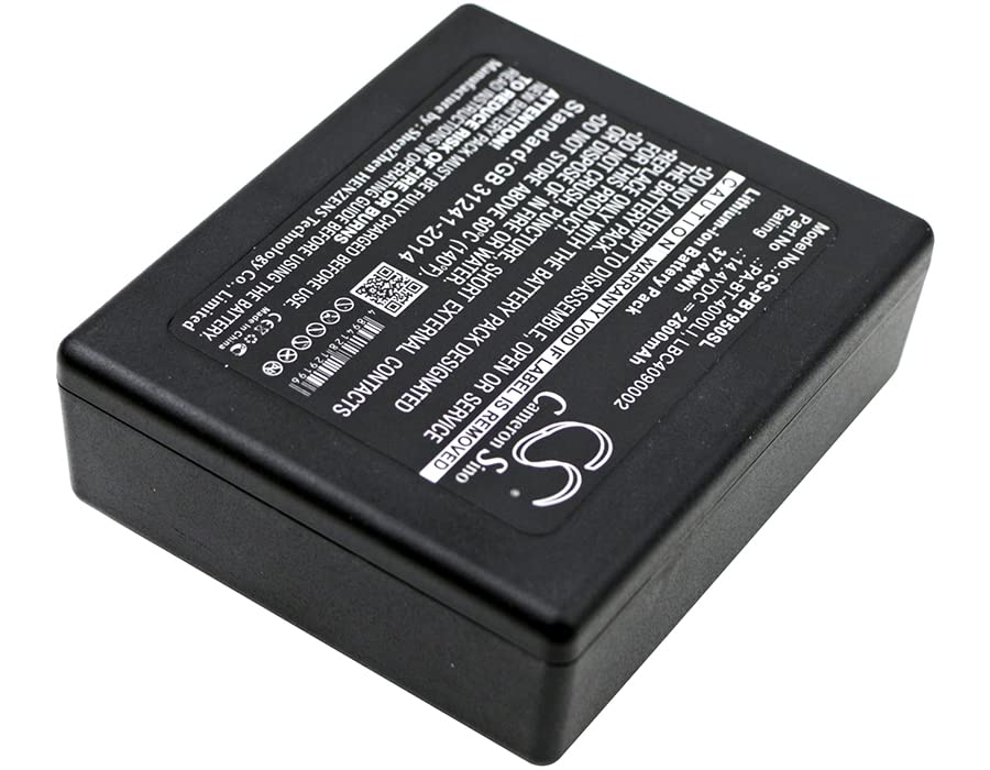 Battery Replacement for Brother TD-2130N PT-D800W RuggedJet RJ4040-K PA-BB-001 PA-BB-002 PT-E850TKW PT-E800T/TK RJ-4040 TD-2120N RuggedJet RJ4030-K LBF3250001 LBC4090002 25B LBD709-001 PA-BT-4000LI