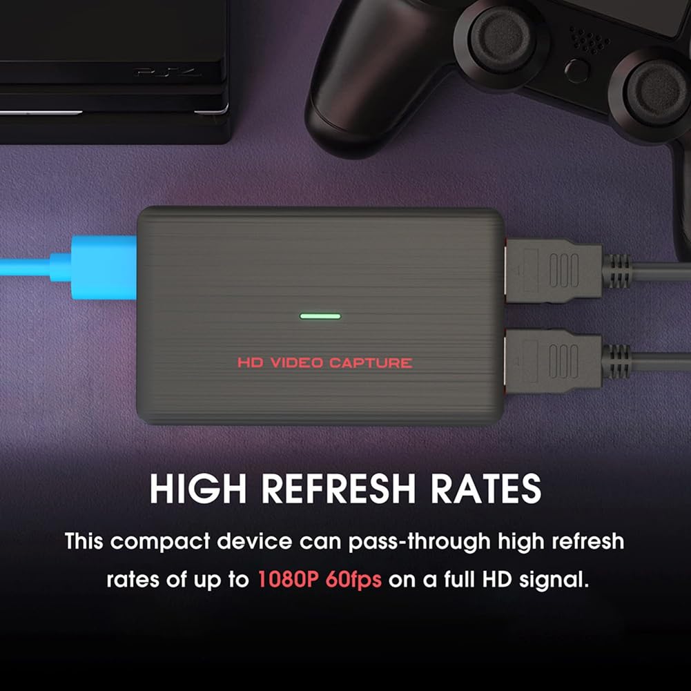 Tarjeta de Captura de Vídeo de Juegos USB 3.0 HD 1080P 60FPS Dispositivo de Caja de Grabación de Juegos Transmisión en