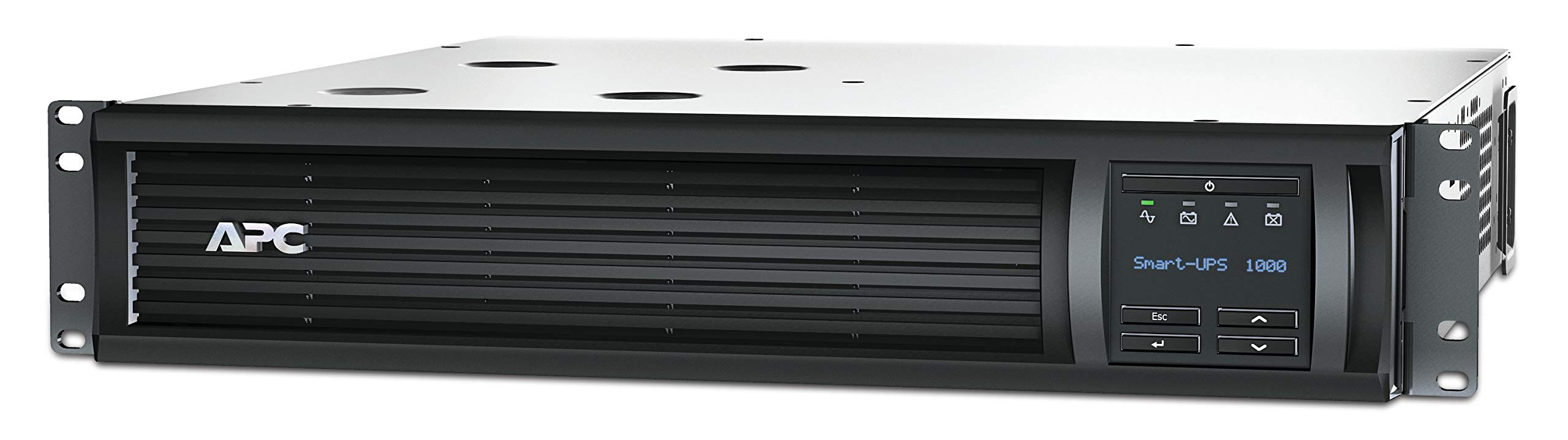 APC Smart-UPS SMT-SmartConnect - SMT1000RMI2UC - Onduleur 1000VA (Montage en Rack 2U, Cloud Monitoring, 4 Prises IEC-C13), Noir