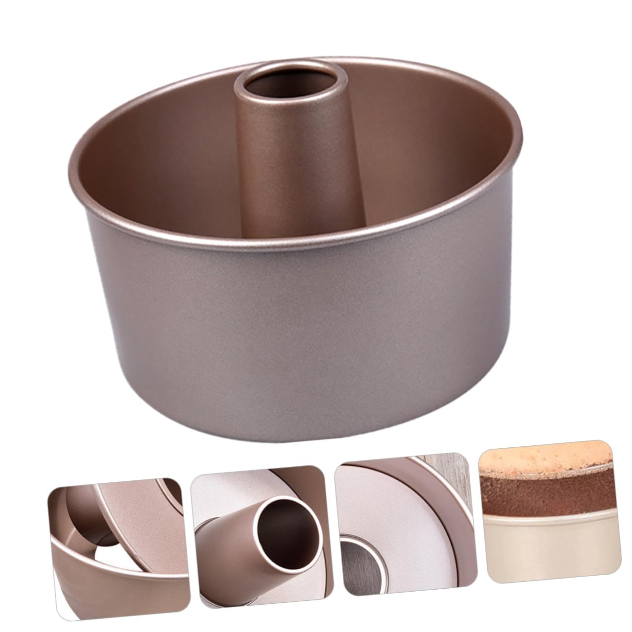 UKCOCO Moule à Gâteau Acier Antiadhésif à Fond Amovible Moule Pâtisserie pour Cheesecake et Pudding Cuisson Facile sans Graissage Compatible Four