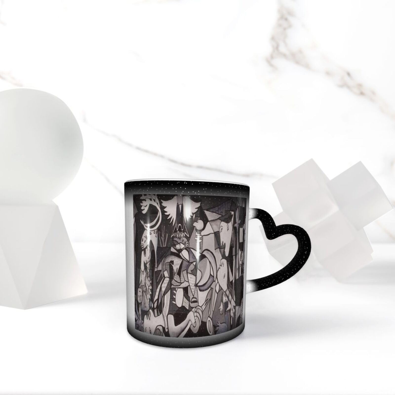 Amazon.co.jp: ゲルニカ パブロ・ピカソ コーヒーカップ おしゃれ 陶器