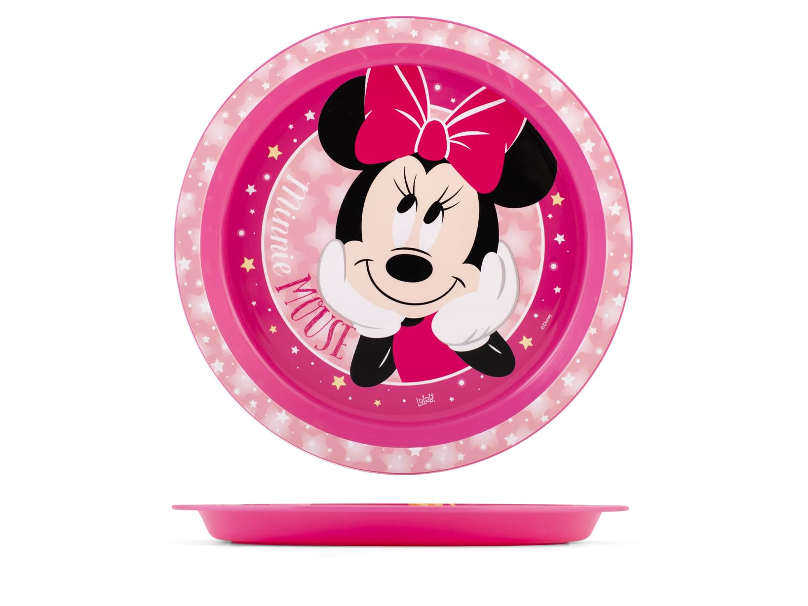 Set Minnie Cosmo Lulabi 3 Pezzi Per Bambini - Piatti E Bicchiere In Polipropilene Rosa Decorato - Foto 10