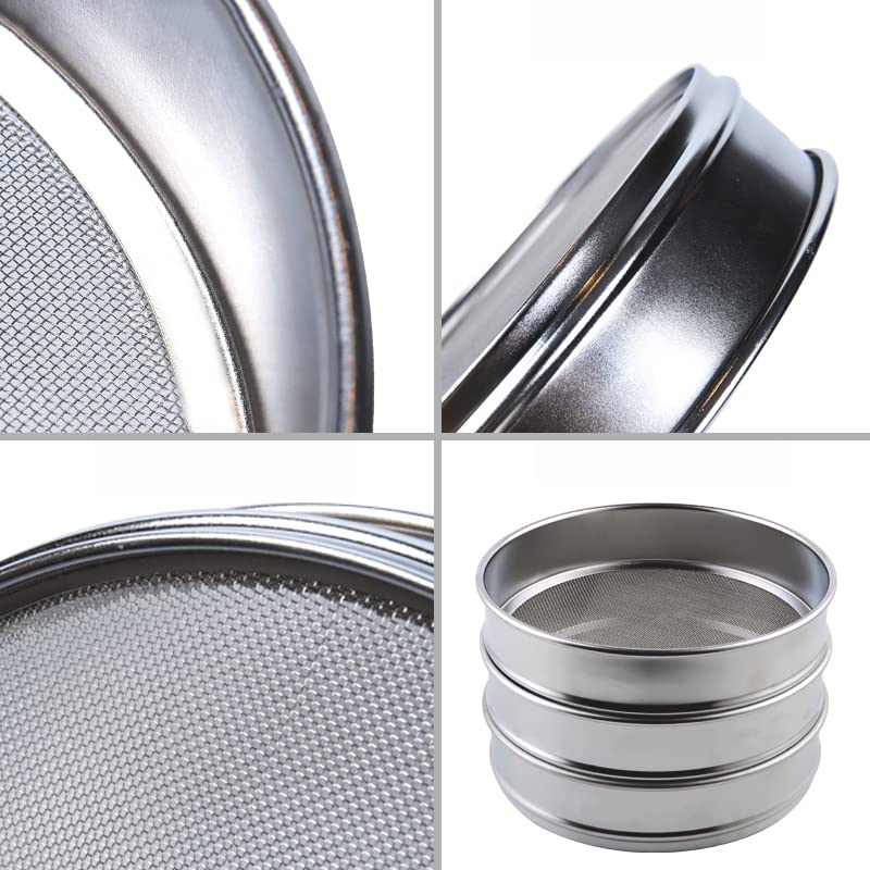 Setaccio Acciaio Inox 304 #5/4mm - Diametro 20.3cm Con Telaio Cromato - Foto 9