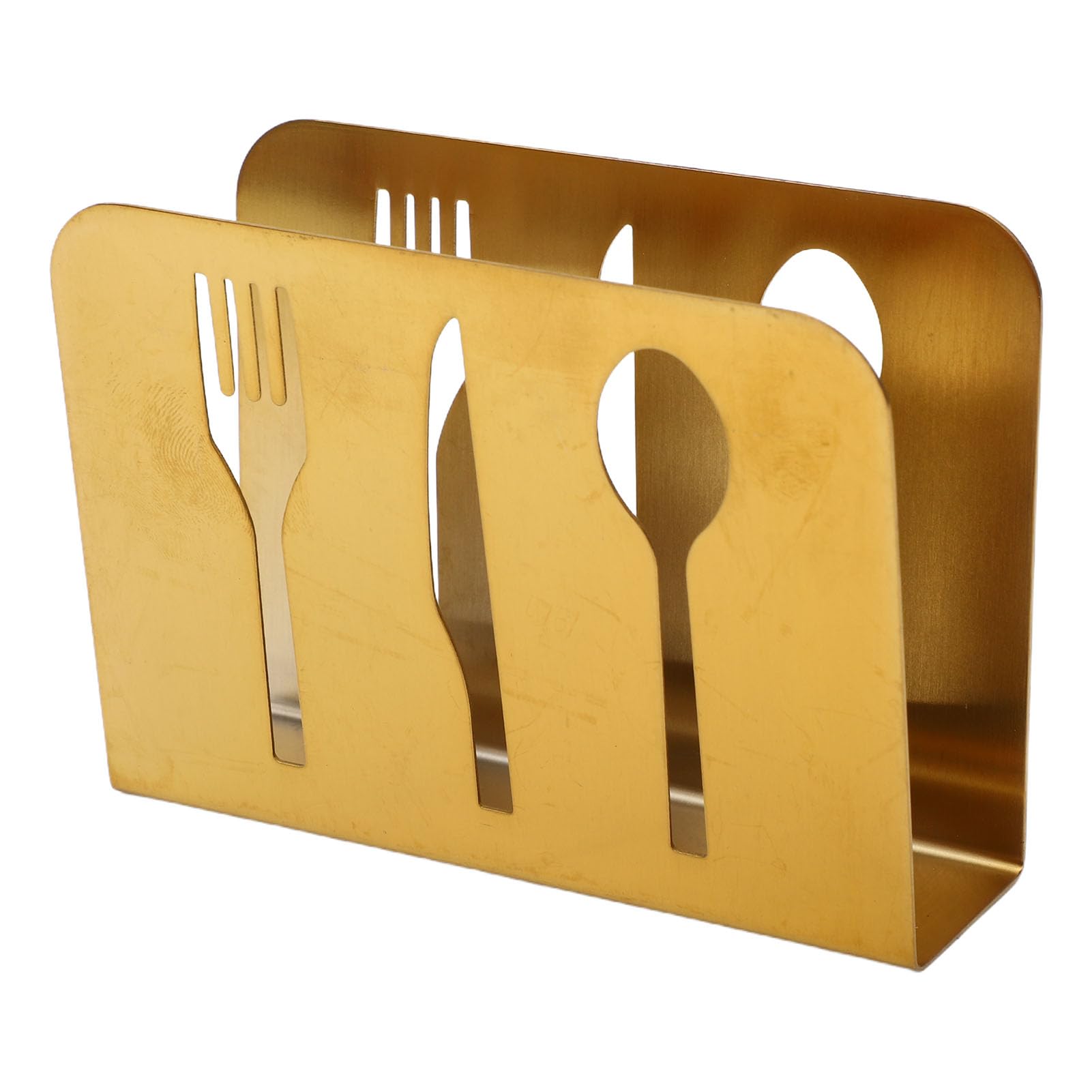 Portatovaglioli, Dispenser Portatovaglioli in Acciaio Inossidabile, Organizzatore Verticale per Fazzoletti 90 X 120 X 37 Mm con Base Stabile per Tavolo da Pranzo Ufficio Ristorante Bar (#2)