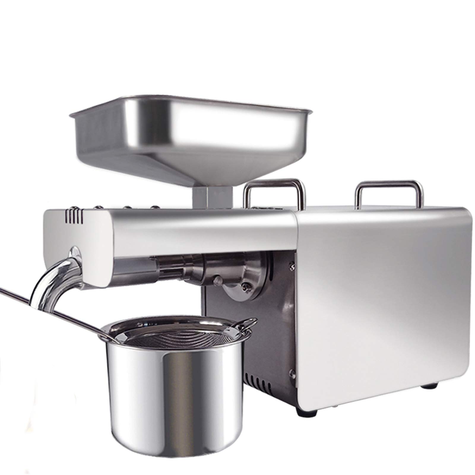 MYUYEE Hot Oil Press Machine, With Temperature Control Household Oil Extraction Presser For Peanut Coconut Sesame