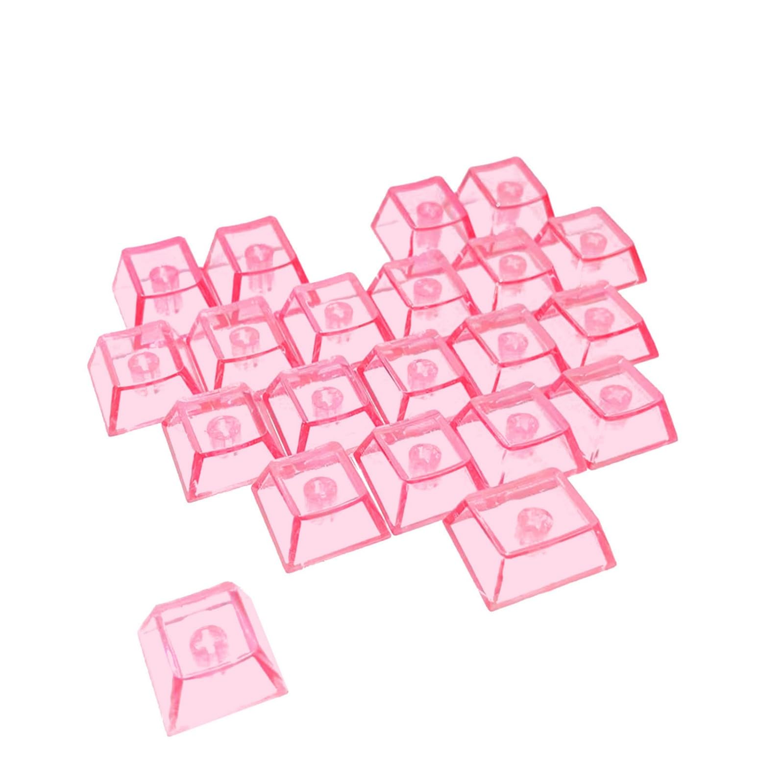 Maxtonser Original Profile Love Not Carveds Keycap Set 21Keys Backlit Ergonomic Typing For Gamers Professional