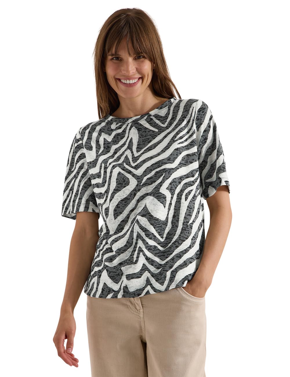 Cecil Women's 3229527 Burnout T-Shirt (Pack of 1), Palm Breeze Green, XXL