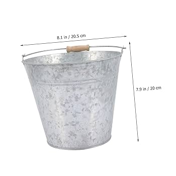 銅製ハンマードバケツ Amazon｜HOMSFOU ステンレスバケツ 金属製プランター ヤギの