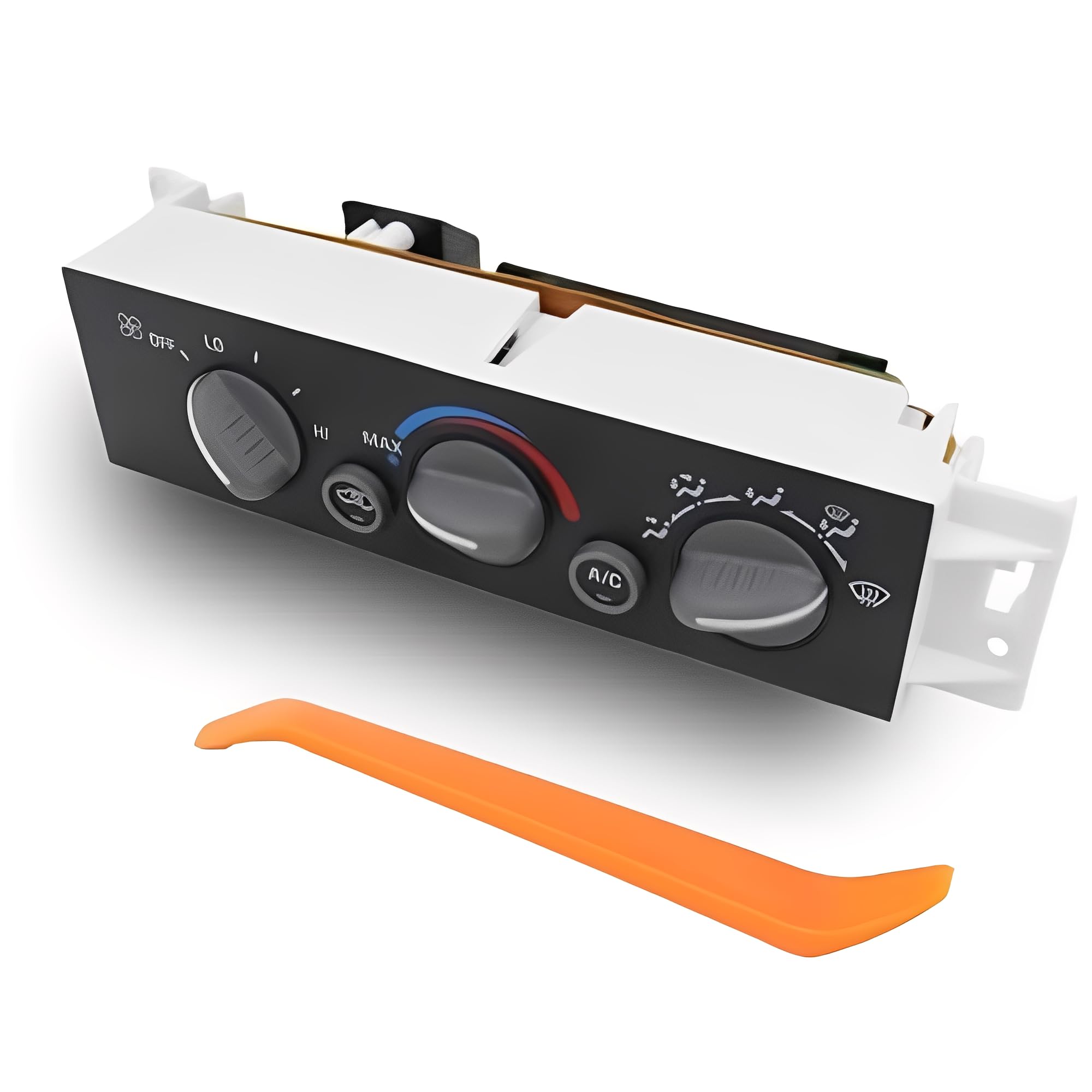 599-007 AC Heater Climate Control Panel, Compatible with Chevy GMC C1500 K1500 Silverado Sierra Tahoe Yukon 1996-2000, Replaces 9378815, 16231175