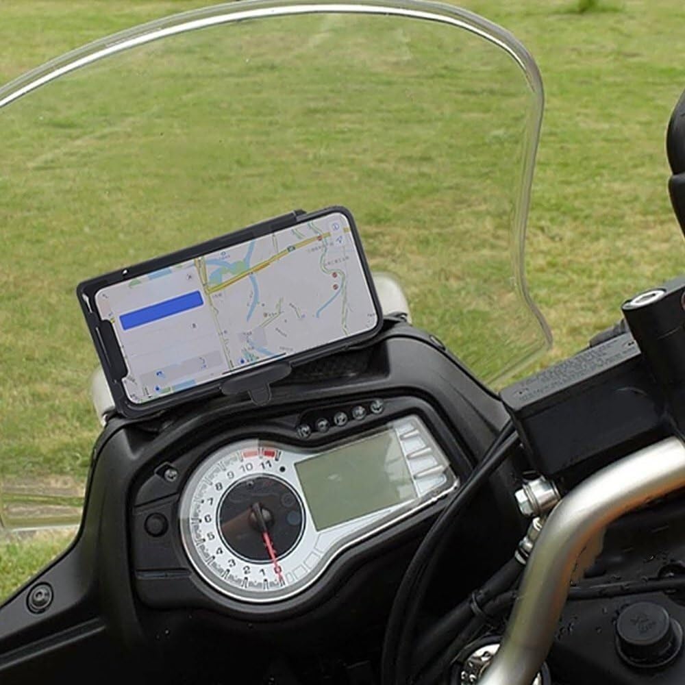 Supporto universale per telefono da moto Porta Telefono per Motocicletta Compatibile con Suzuki Per V-STROM 650 2012-2016 Fissaggio smartphone scooter