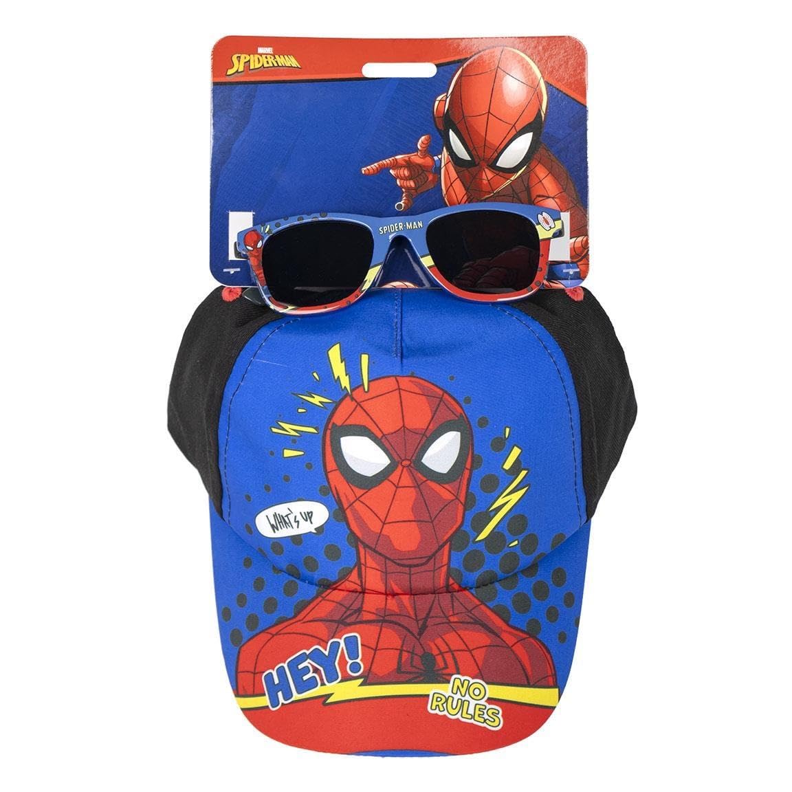 Cerdá Life's Little Moments Unisex Multicolor Kid's Spiderman Cap And Sunglasses Set, Standard