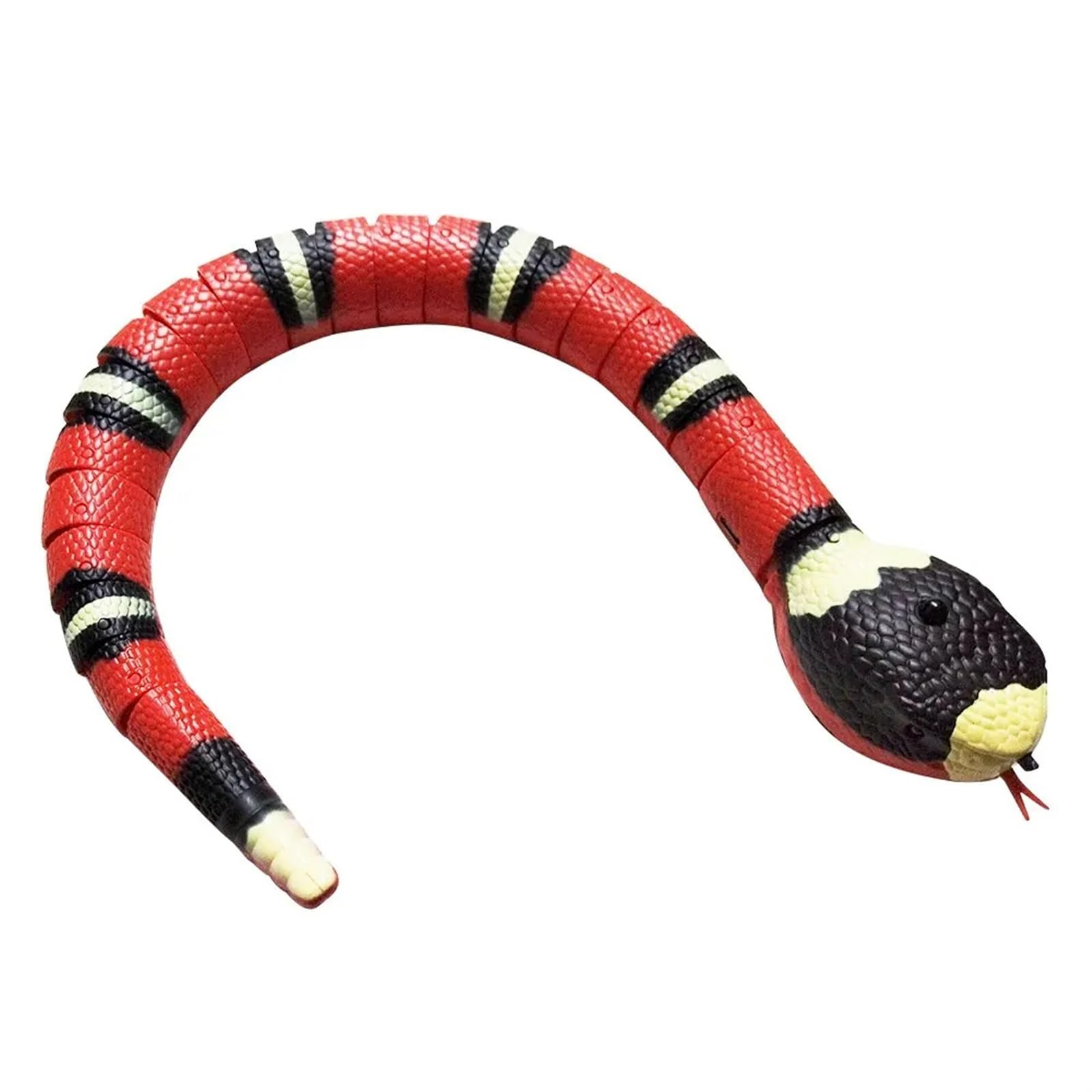 Jouet automatique pour chats et chatons, serpent électronique interactif de détection