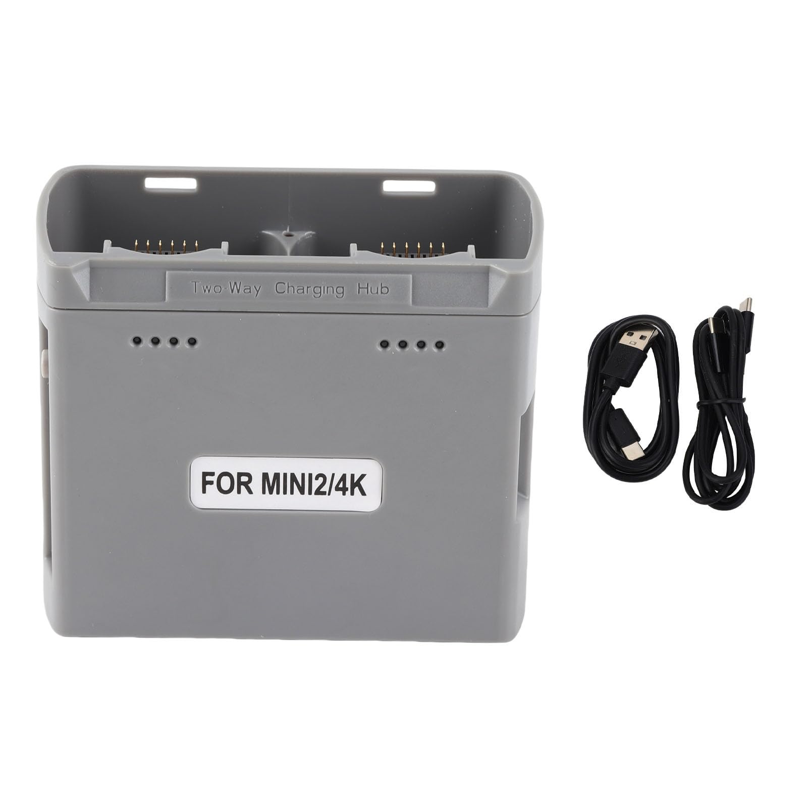 Alomejor Drone Battery Charger, PD Fast Charging Hub | Display digitale, Design compatto, Alta efficienza, Custodia in plastica