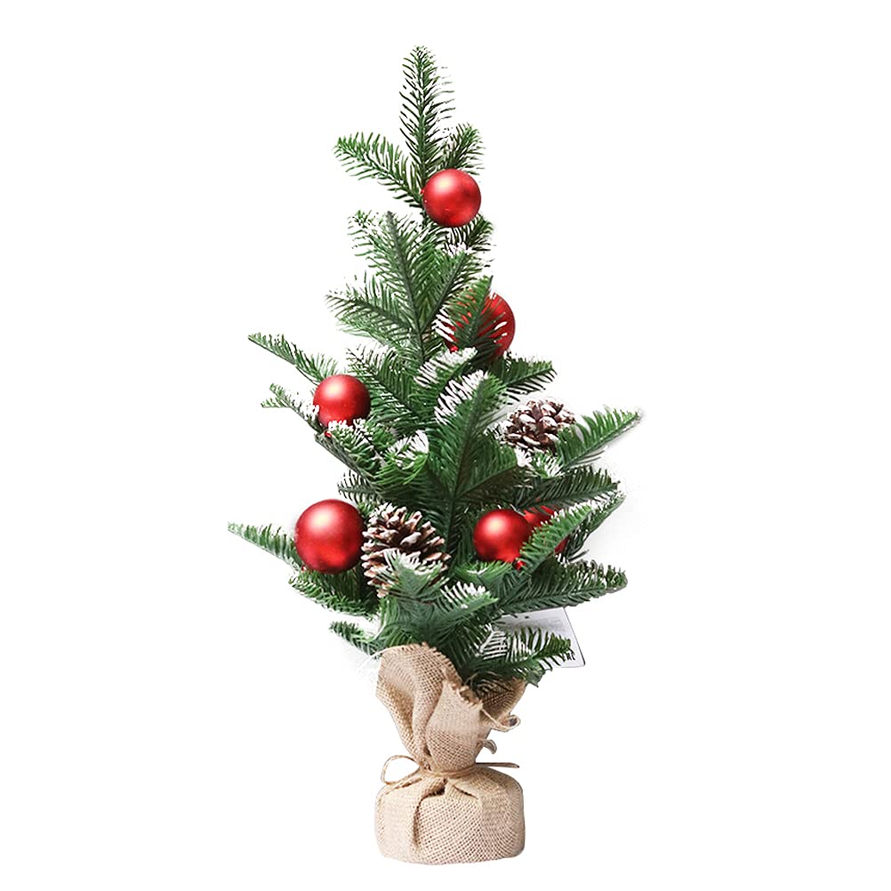 KJHSDNN Mini Christmas Tree Red Fruit Christmas Decorations Props Pine Tree Tabletop Ornaments Encrypted Decorative Spruce Tree Hotel Shopping Malls School Holiday