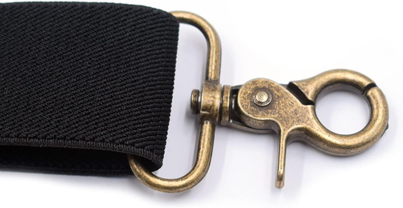 Bretelles, boucle de crochet d'oreille réglable en bronze à quatre clips