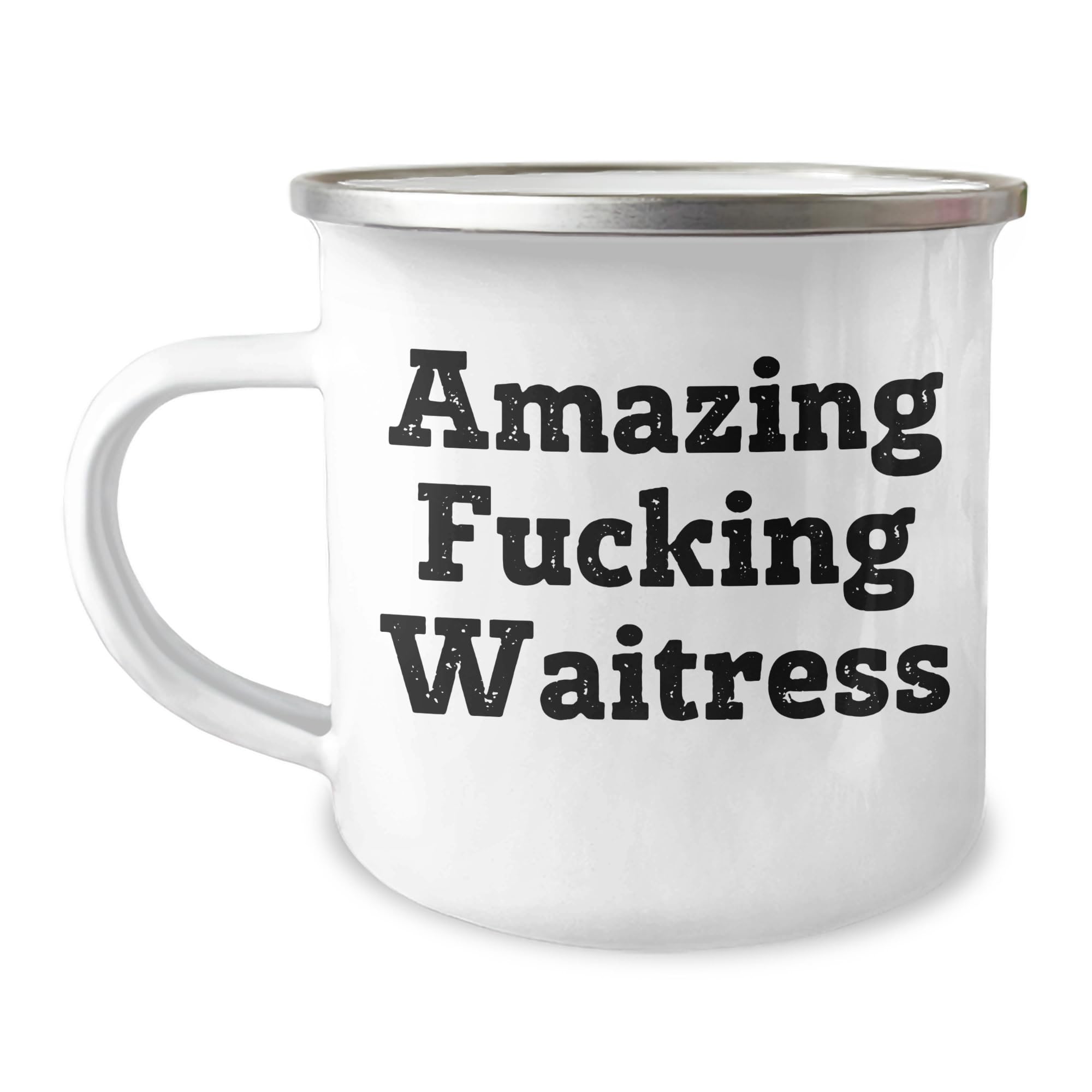 Inspirational Amazing Waitress Funny Christmas Unique Gifts for Her, Waitress Appreciation Mug, Funny Quote Gifts from Friends to Waitress