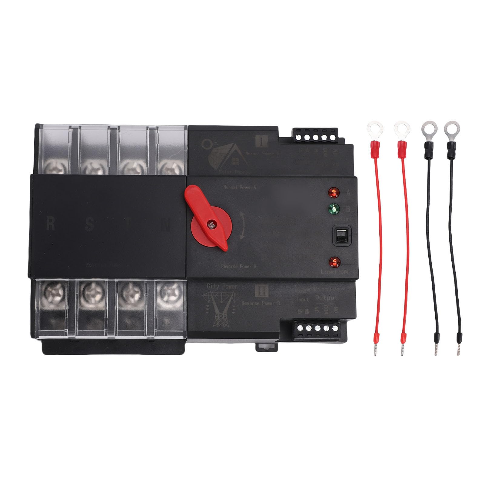 Tangxi Interruptor de Transferencia Automática de Doble Potencia 4P, Unidad de Conmutación Rápida de 100A para Centros Comerciales y Laboratorios