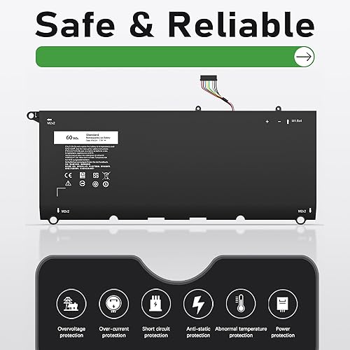 Miniatura 3 de PW23Y - Batería para portátil compatible con Dell XPS 13 9360 13-9360-D1605G 13-9360-D1605T 13-9360-D1609 13-9360-D1609G 13-9360-D1705G