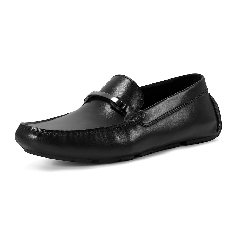 Amazon.com | Rockport Men's Dirk Moccasin, Black Leather