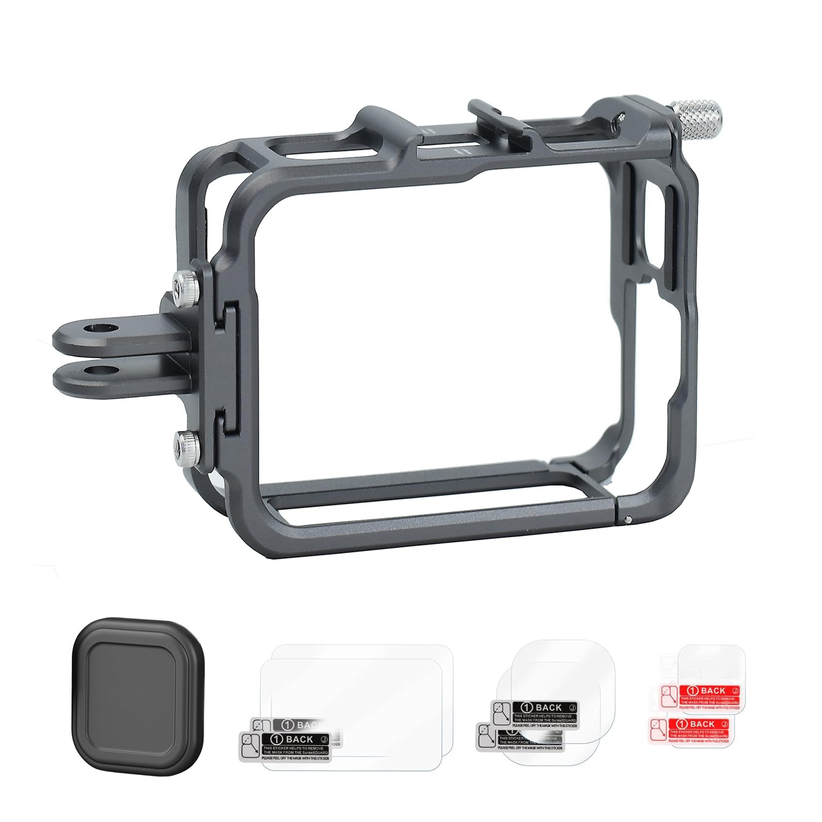 Fotoleey Metal Case for Insta360 Ace Pro and Ace with Cold Shoe Interface with Lens Protector for Ace Pro