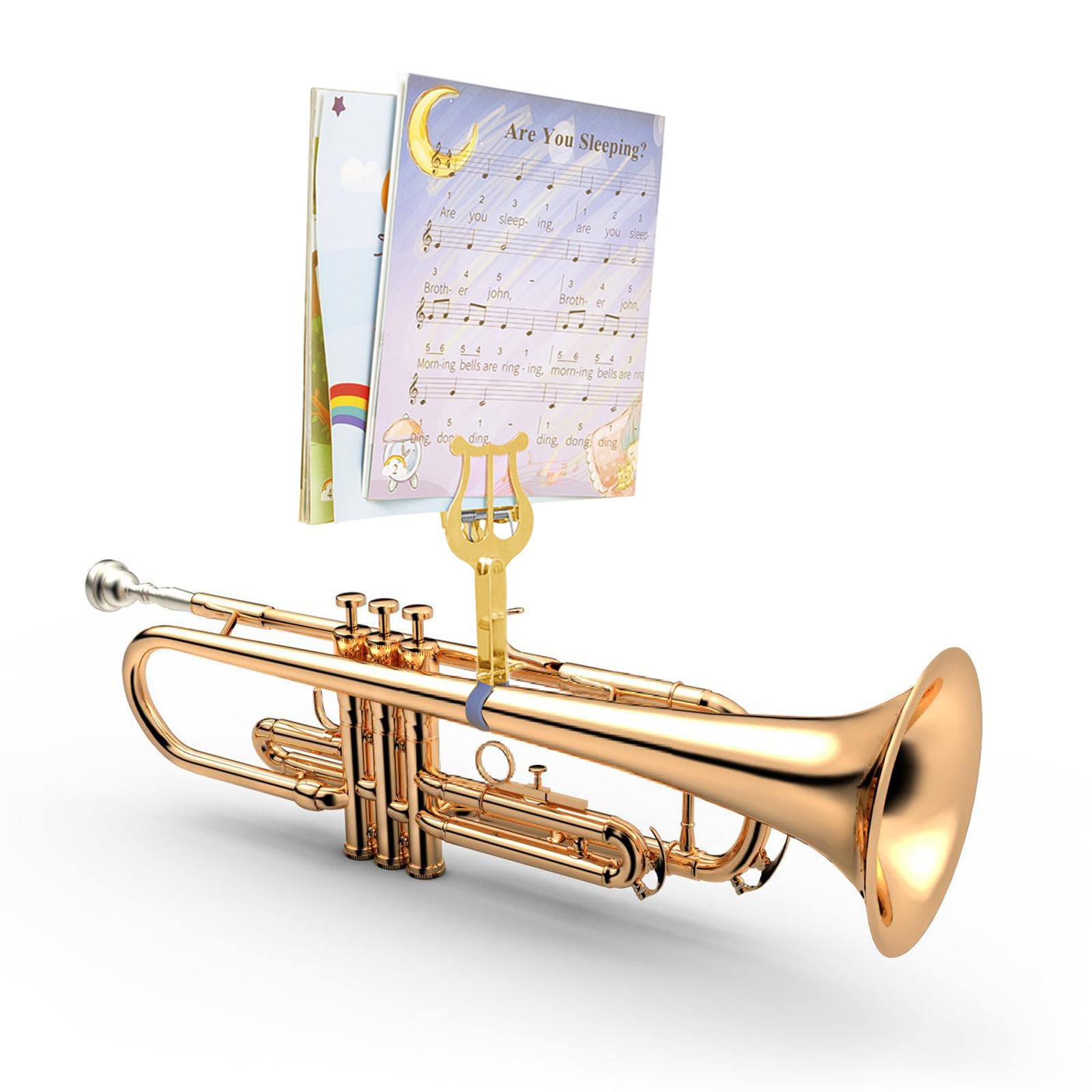 Support Lyre Trombone Et Trompette - Clip Partition Portable Léger Pour Musiciens