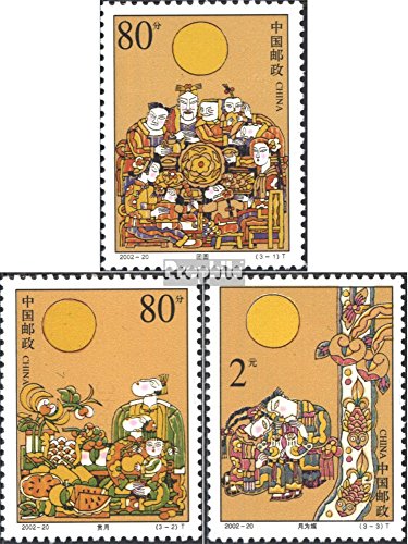 Prophila Collection People's Republic of Cina 3391-3393 (Completa Edizione) 2002 Mondfest (Francobolli per i Collezionisti)