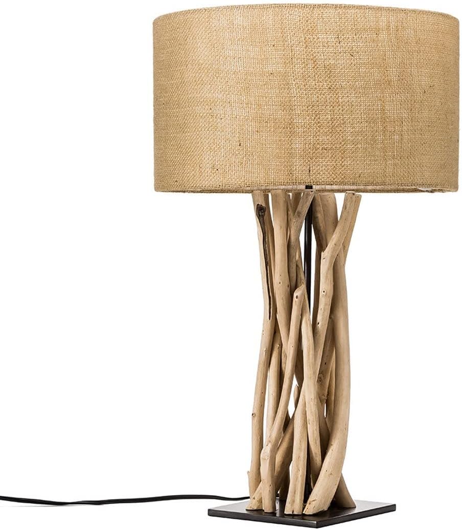 Unique Driftwood Table Lamp with Block Base, Accent Lighting, Desk Lamp, Home Decor E512771