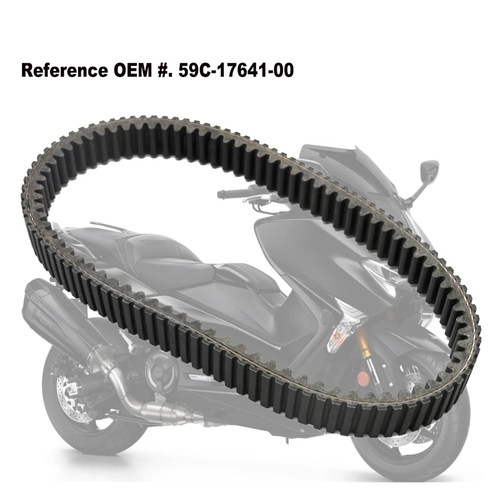 Pas napędowy motocykla pas napędowy sprzęgła pasek klinowy do T-MAX 530 T-Max530 ABS XP500 XP530 2012 2013 2014 2015 2016 referencyjny OEM 59C-17641-00