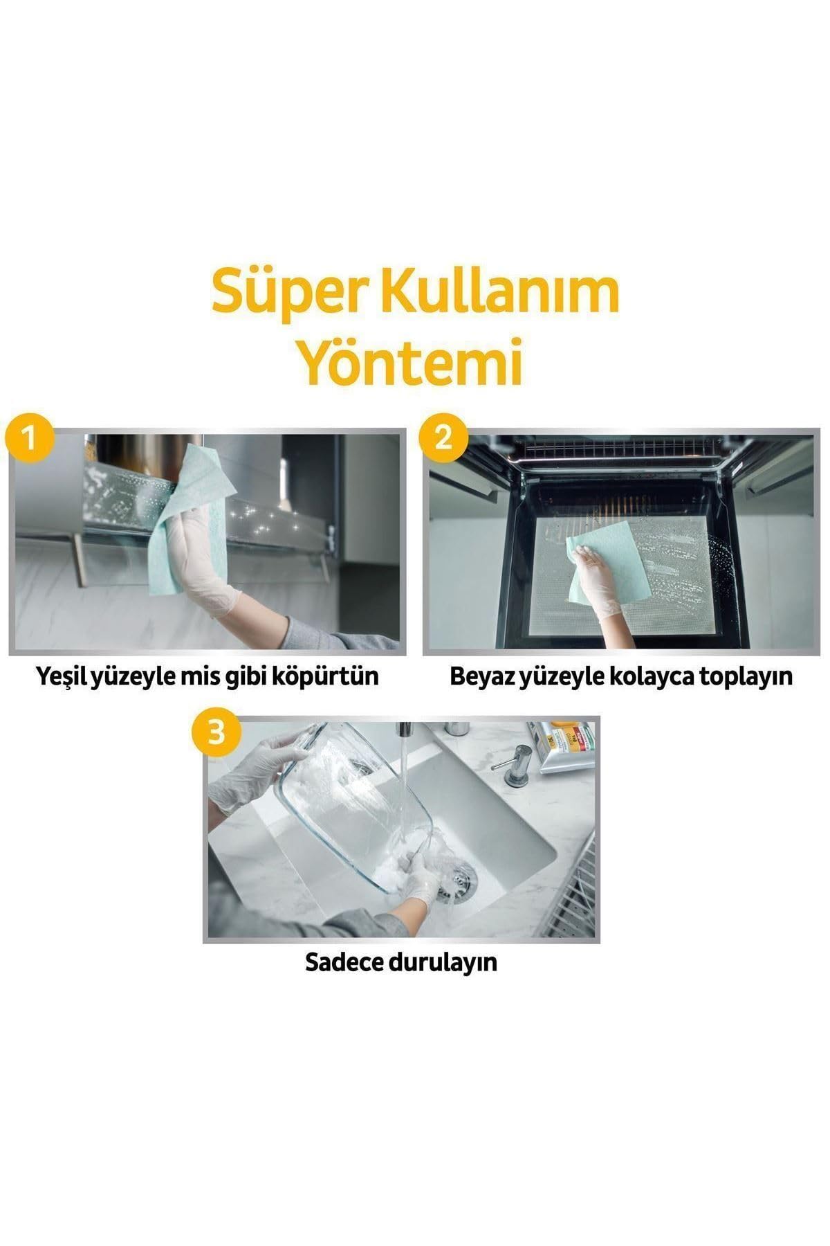 Sleepy Easy Clean Süper Yağ Çözücü&Kireç Sökücü Havlu Karma Paket 12X30 (360 Yaprak)