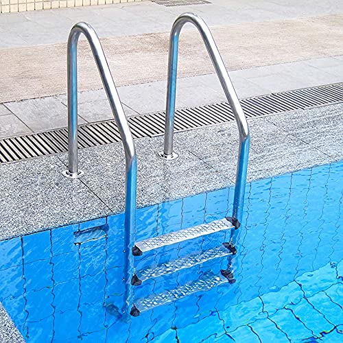 Barandal para piscina acero inoxidable 155 cm miniatura 3