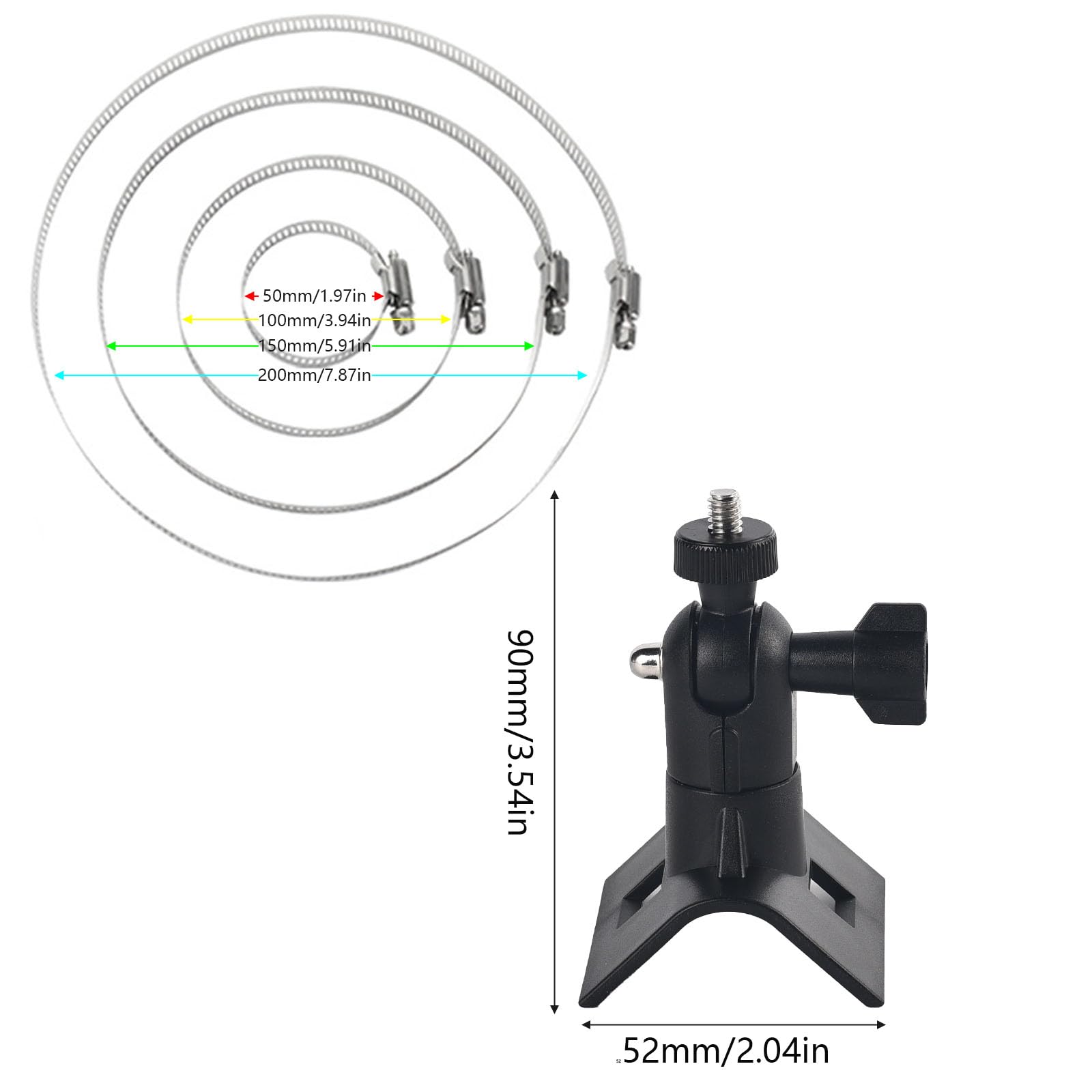 Mast Mount, No-Drill Universal Pole Mounting Bracket for Outdoor Stick Up Cam/Pro, Indoor Camera, Spotlight Cam - Image 2