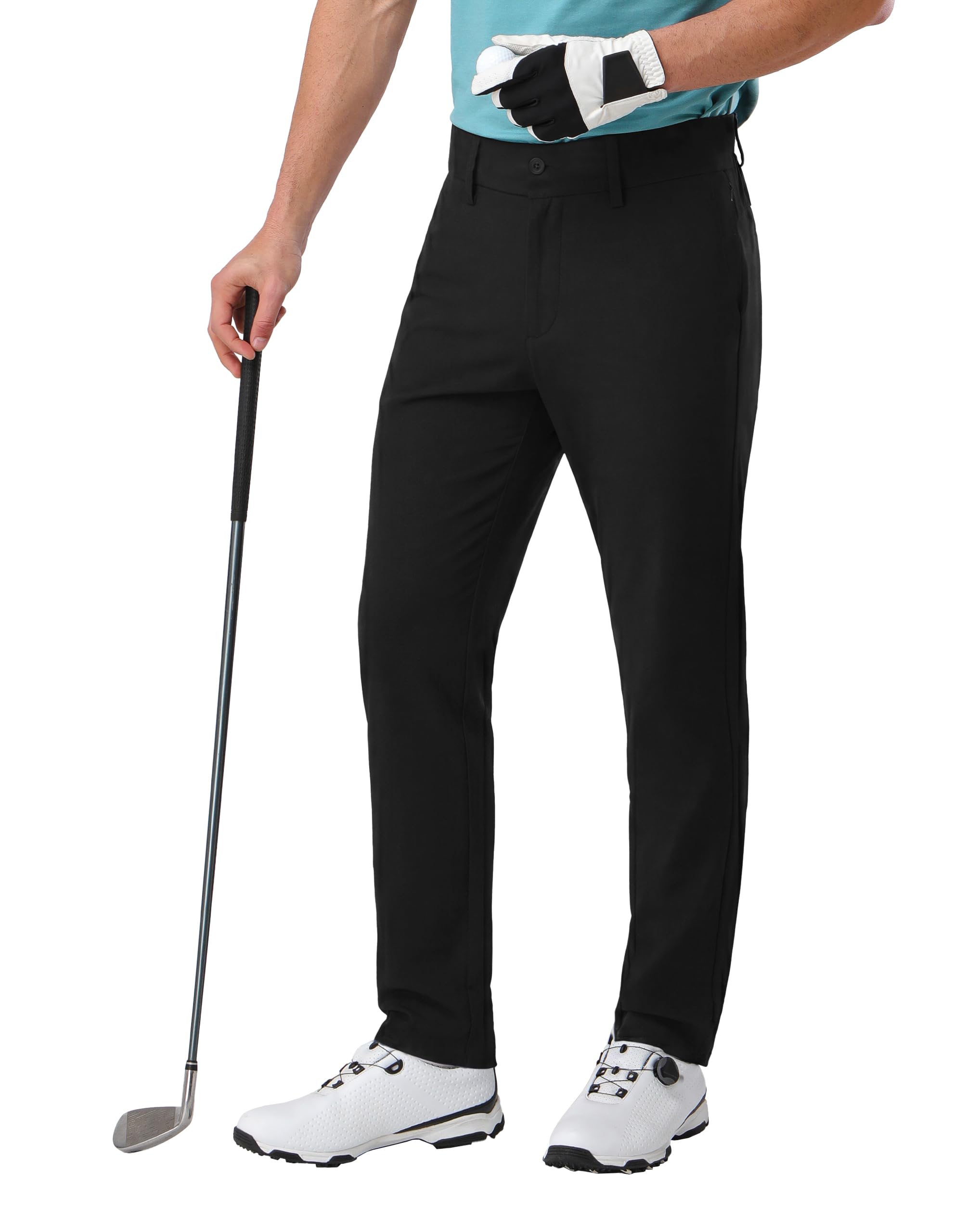 Pioneer Camp Men's Golf Pants - 32" Dress Pants Wrinkle Free 5 Pockets Stretch Casual Work Travel Slacks