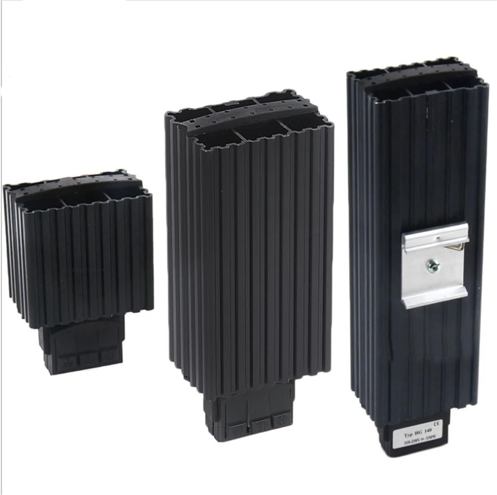 2 sztuki przemysłowych termowentylatorów HG140 30 W obudowa elektryczna do ogrzewania (HG140 30 W KTO)