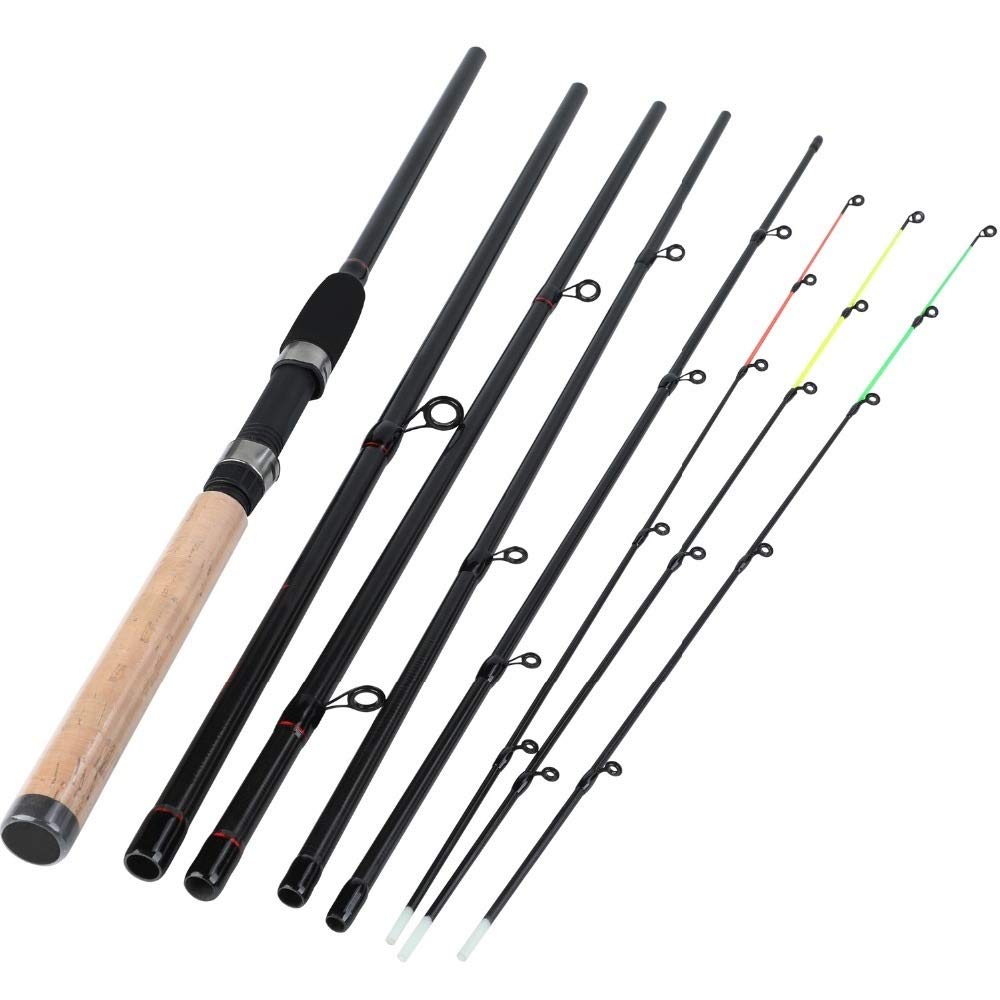 Caña de Pescar con Mosca Pesca B M Potencia Varilla Ultraligero Peso 6 Sección de Carbono for Recorrido Rod Equipos Pesca