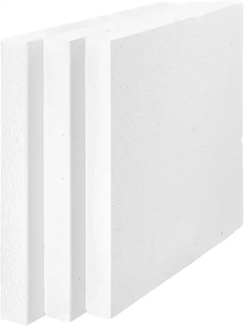 Pannelli Polistirolo Isolanti 15 kg/mq - 7 Pezzi 50x50x5 cm - Isolante Termico e Acustico