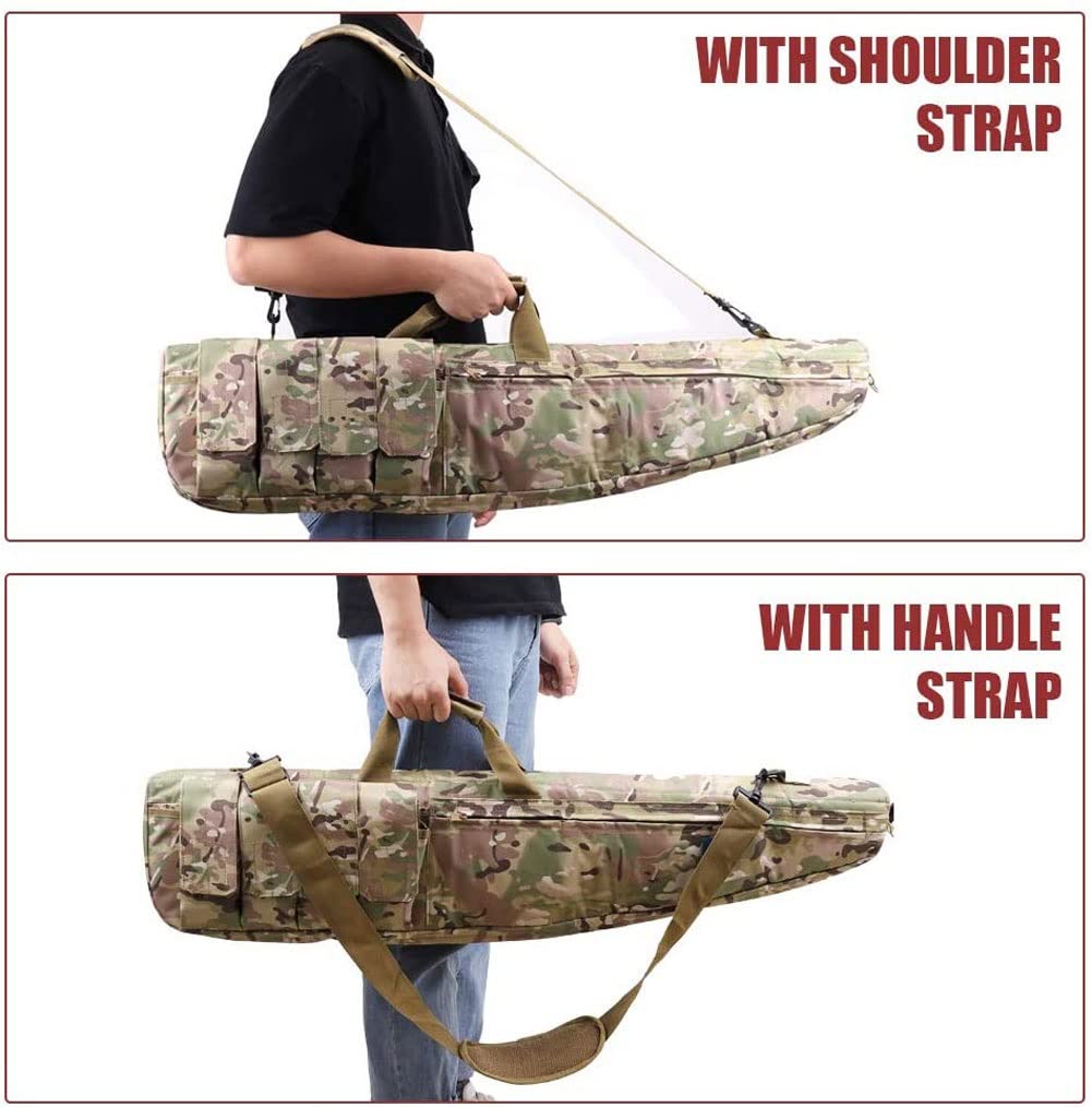 Estuches Blandos para Rifles, Fundas para escopetas y Otros Accesorios con Correa de Hombro Ajustable, Bolsa multifunción para Armas