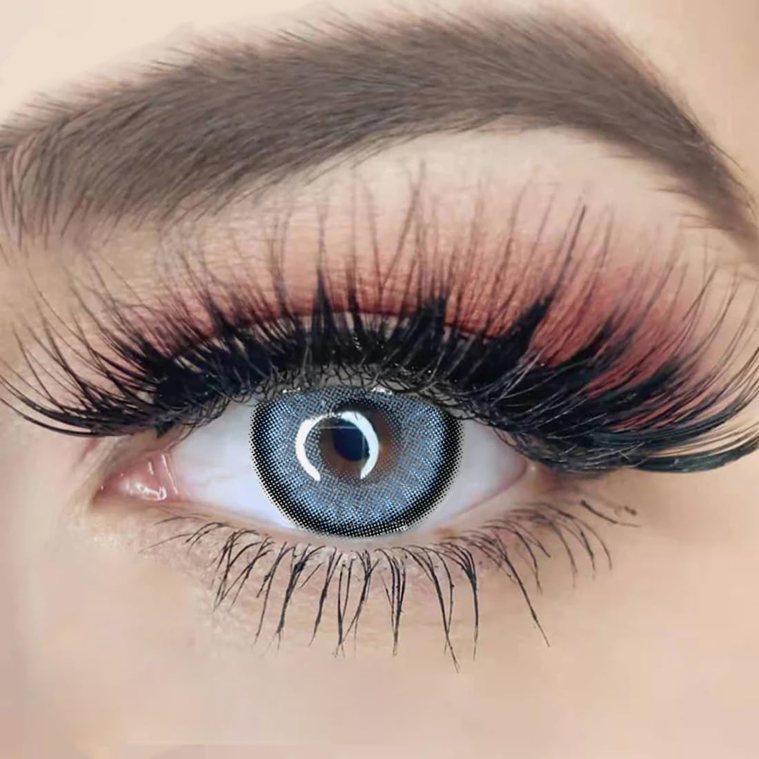 Diamond Eye contact lenses zero power color Blue lens with case and solution for women men girls (B0CKHNTCJM) Amazon Price History, Amazon Price Tracker