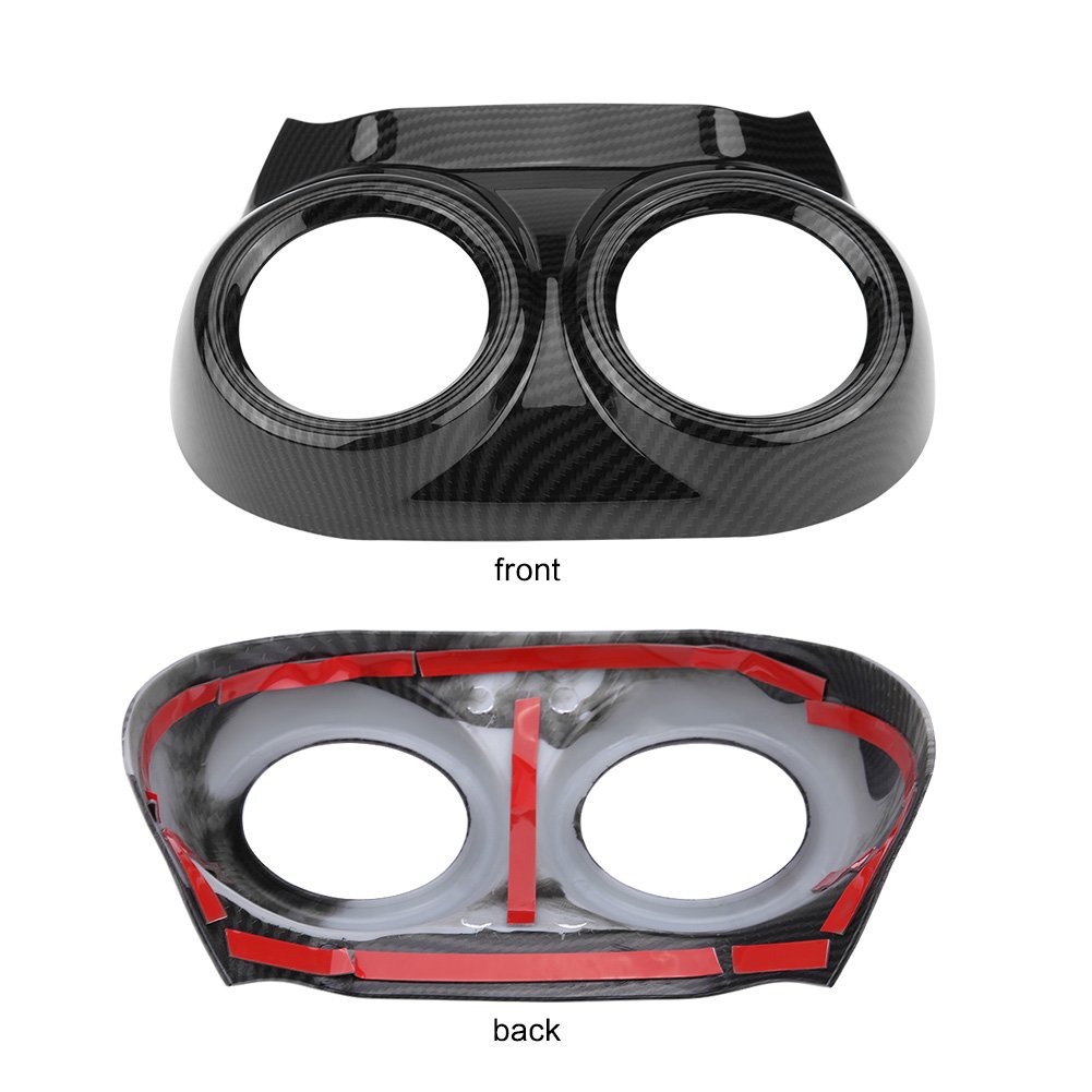 Copriruscotto Stelvio/Giulia - Manopola Climatizzatore In ABS Lucido, Nero - Foto 10