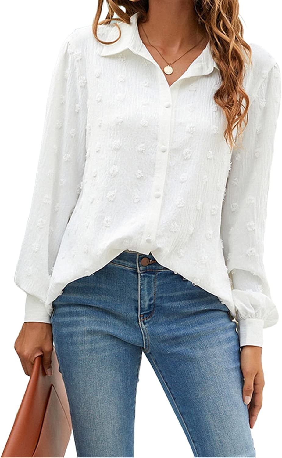 White sleeve blouse Outlet