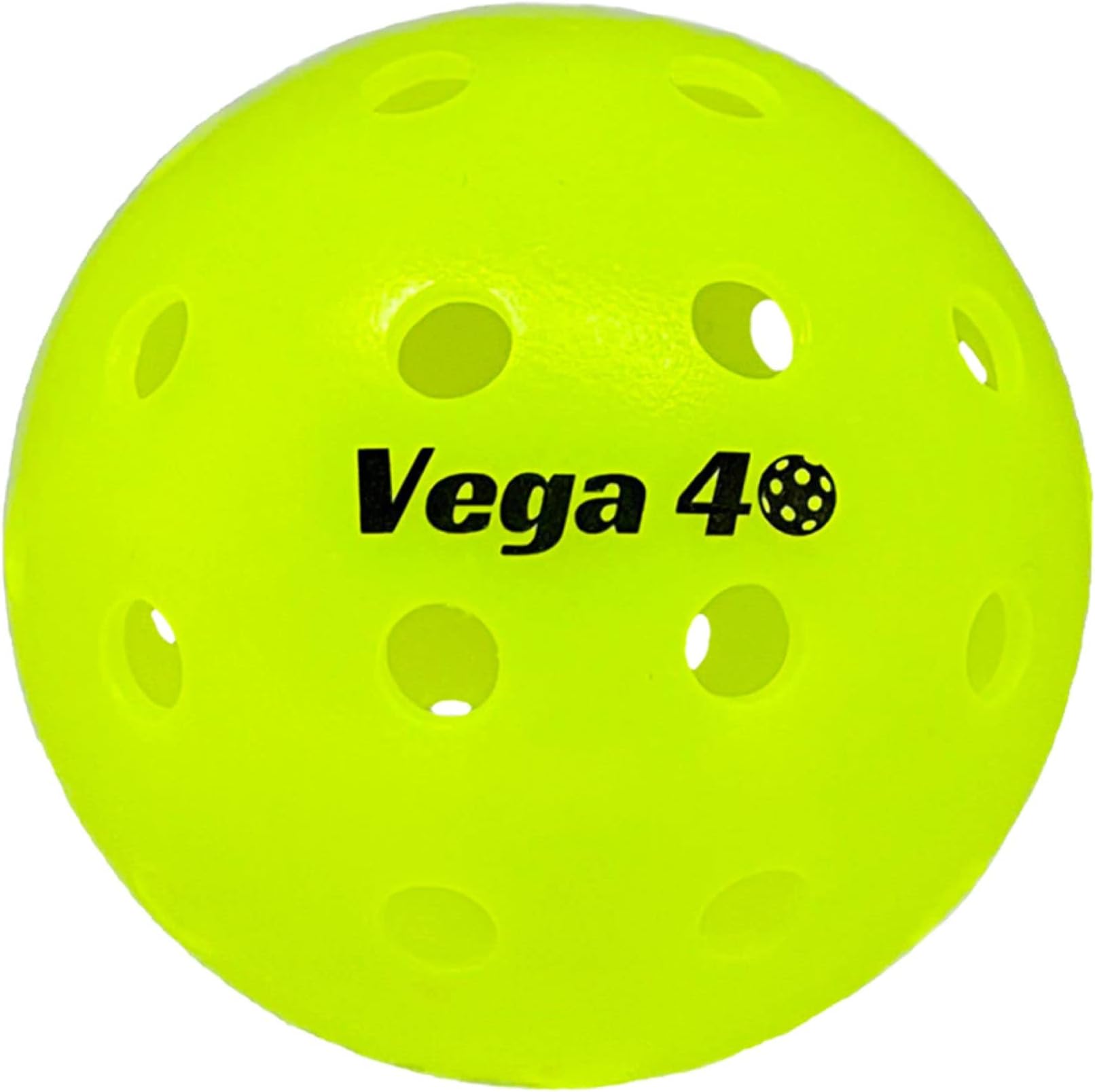 Vega 40 Outdoor Pickleball Balls|USA Pickleball Approved (USAPA)|12-Pack|6-PackHigh-Visibility Neon Green| Best Pickleball Balls for Recreational and Professional Players