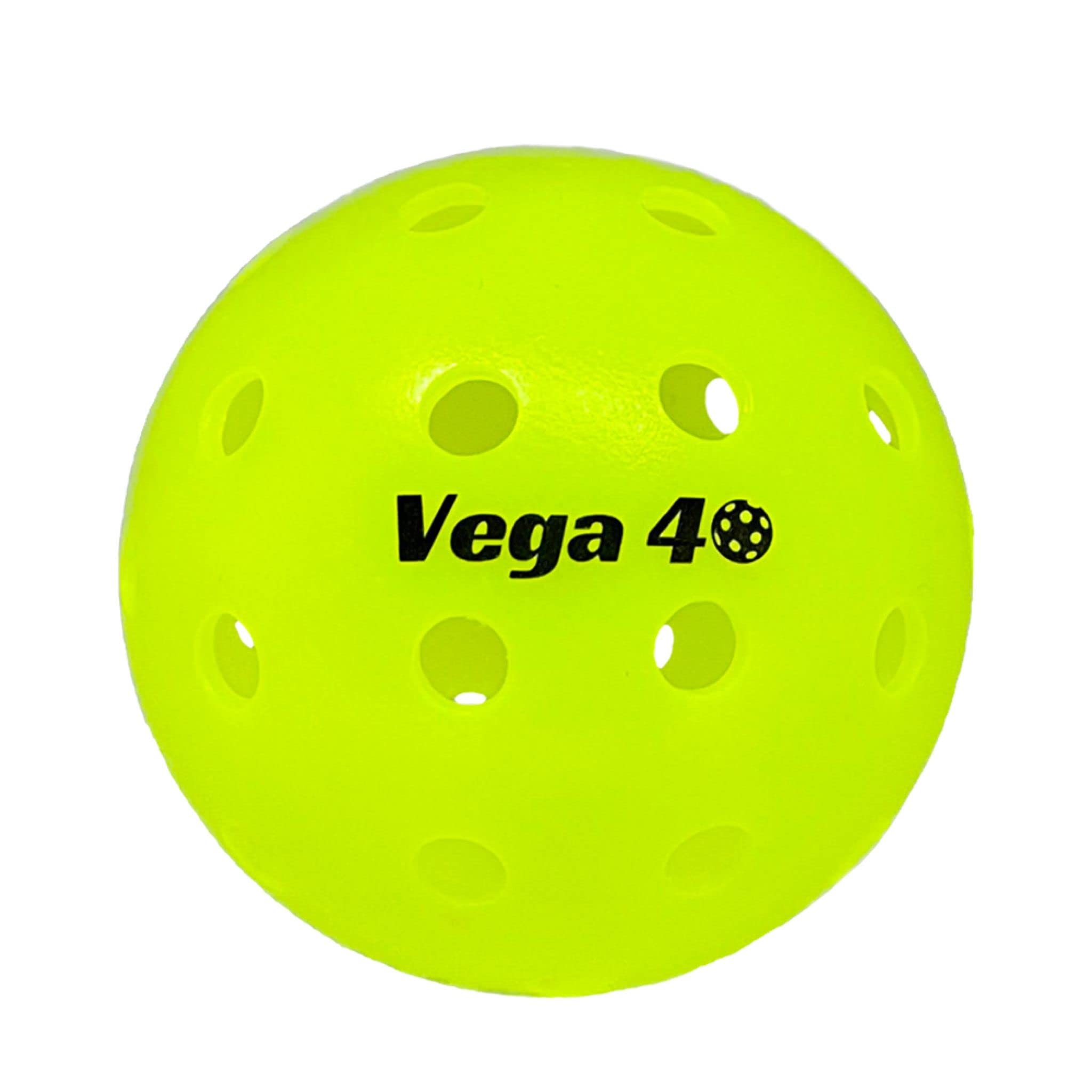 Vega 40 Outdoor Pickleball Balls|USA Pickleball Approved (USAPA)|12-Pack|6-PackHigh-Visibility Neon Green| Best Pickleball Balls for Recreational and Professional Players