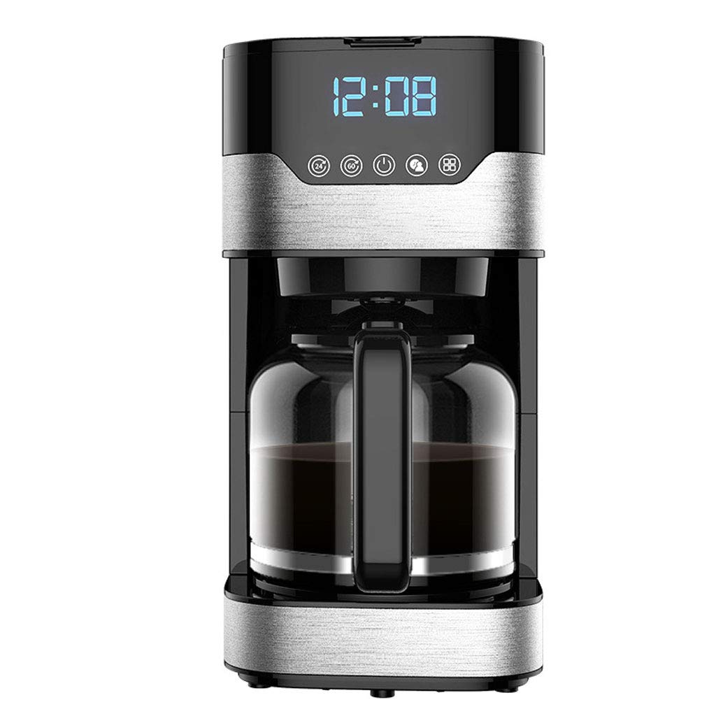 QUANOVO Espresso Machine Americano Coffee Maker Fully Automatic Touch Control 220V 800W Stainless Steel 1.5L Capacity LED Display for Home & Office