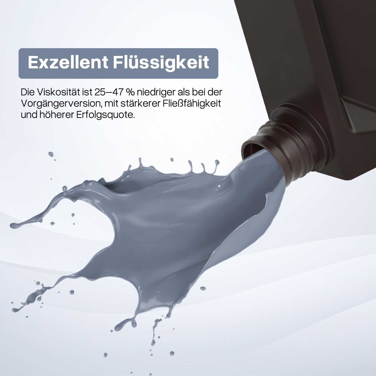 ELEGOO 405nm Żywica podobna do ABS 3.0, LCD UV Rapid Resin o wysokiej precyzji, nie kruchość, zwiększona wytrzymałość i odporność dla drukarki LCD/DLP 3D, fotopolimerowa żywica biała 2000 g