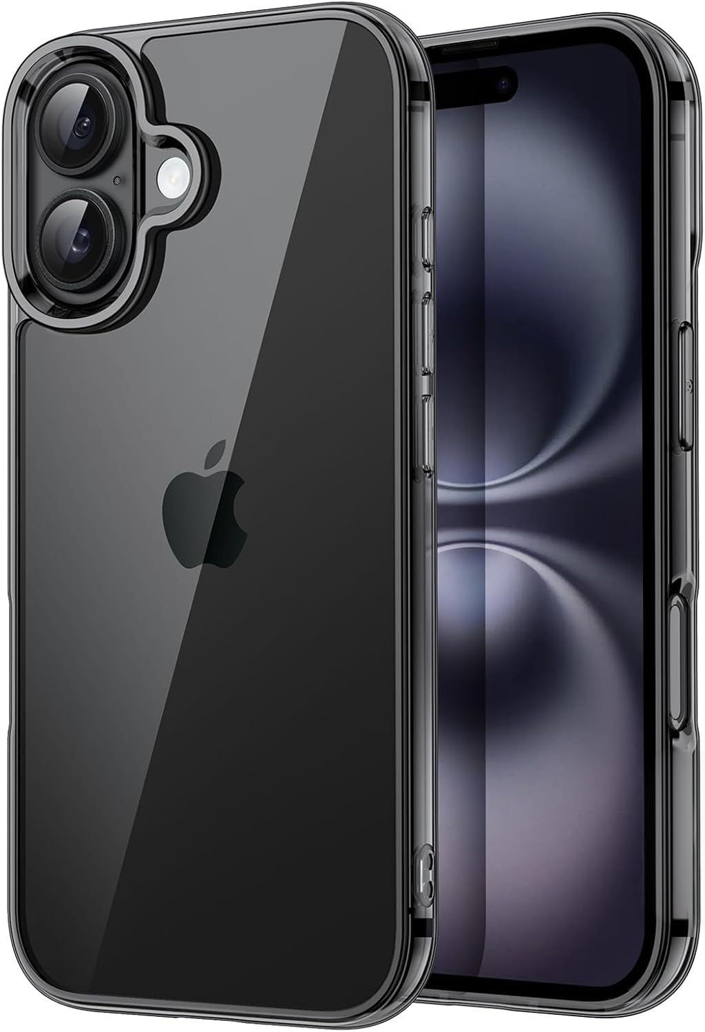 ExpressB® for iPhone 16 Plus Case Cover with Anti-Scratch | Ultra Hybrid Camera Protection Back Cover | Polycarbonate Transparent Back Cover Case for iPhone 16 Plus - Clear Black (B0DF2ZQ8CL) Amazon Price History, Amazon Price Tracker