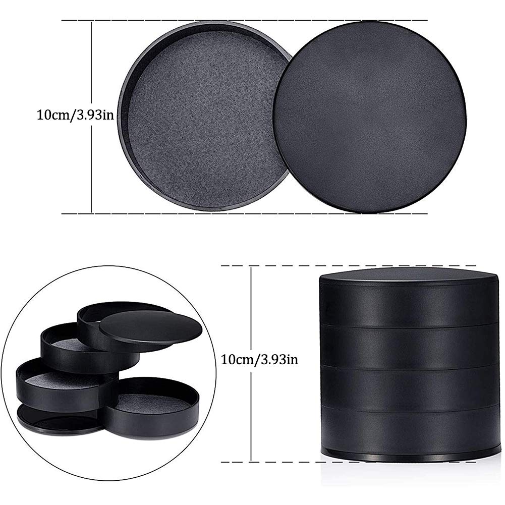 Organizer Gioielli 5 Strati Rotante - Portagioie Trasparente Per Collane, Bracciali, Orecchini - Foto 3