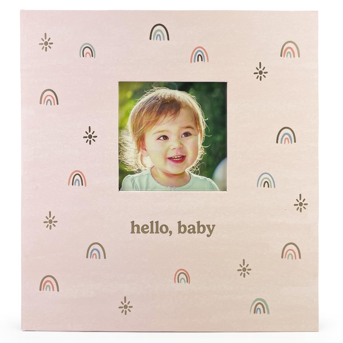 Keepsake Memory Book for Girls – Timeless First 3 Year Baby Book & Box – Boho-lnspired Baby Journal Scrapbook or Photo Album - A Milestone Book from Birth to Age 3