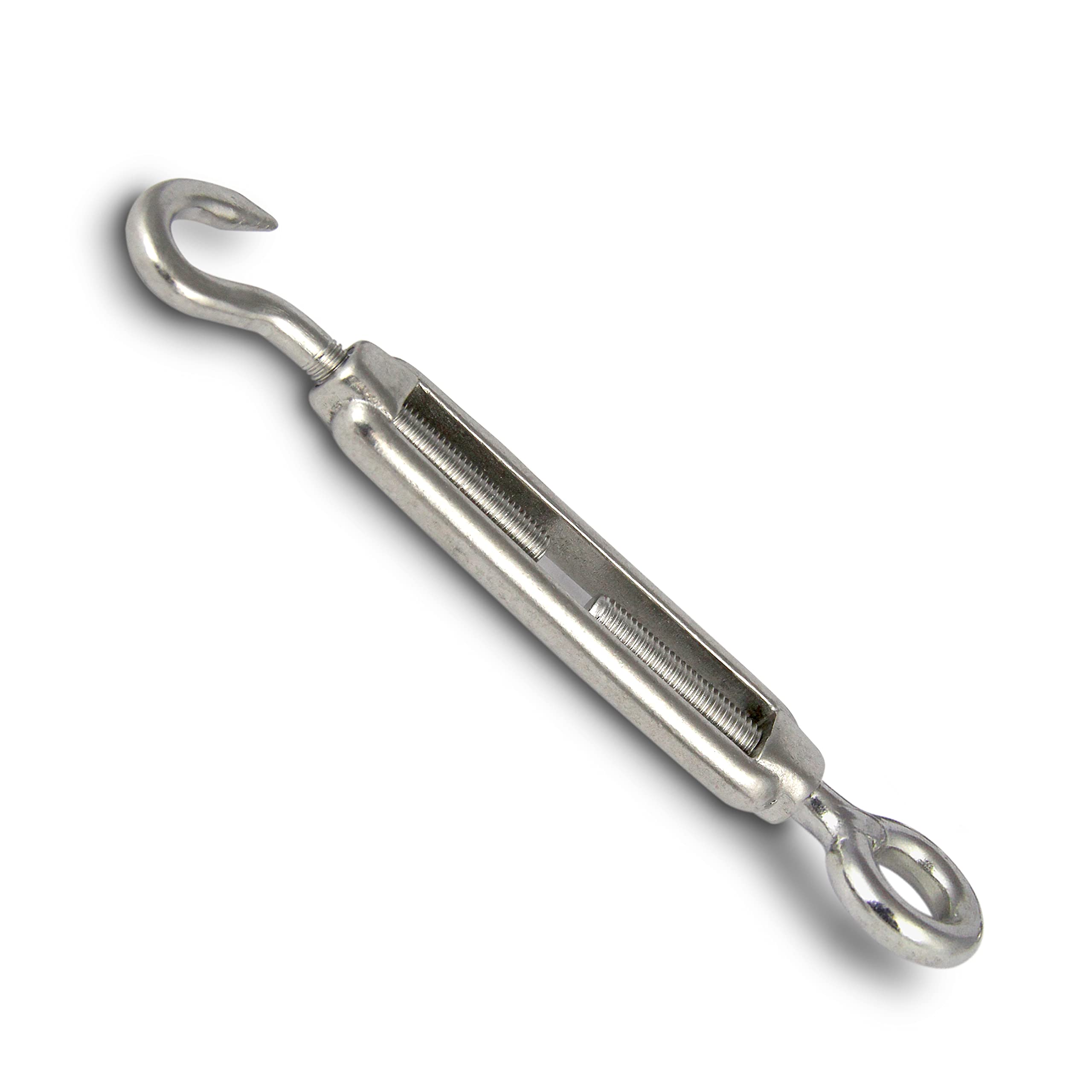 PROTECH 10 Stück Drahtspanner M12 Edelstahl A4 rostfreier V4A Drahtseil Spanner Spannschlösser Seilspanner Spannhaken Spanner für Seil