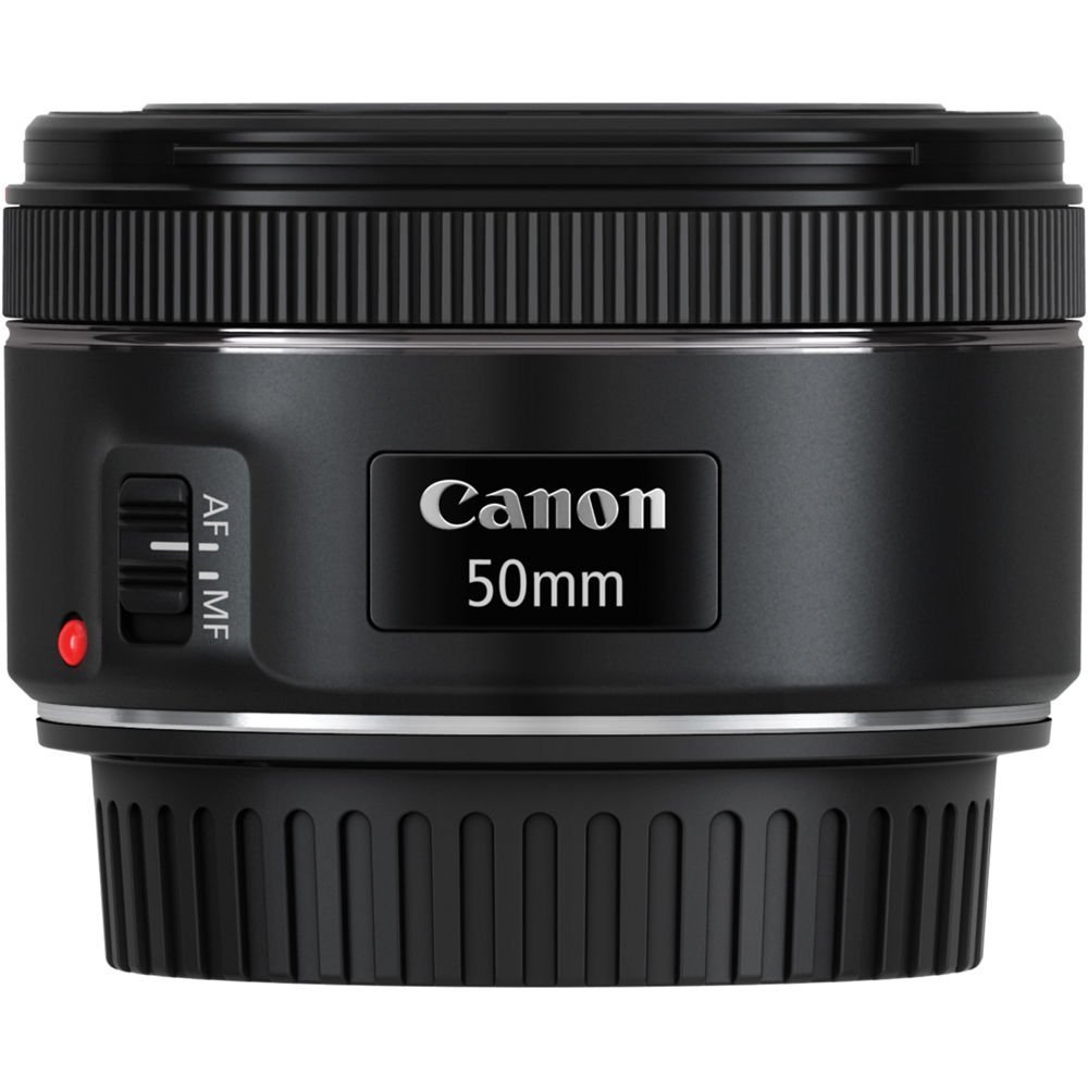 Canon EF 50mm f/1.8 STM Lens Bundle with Manufacturer Accessories